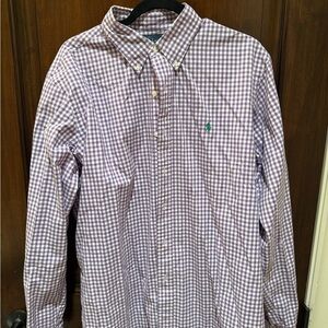 Ralph Lauren Purple Gingham Men's Shirt